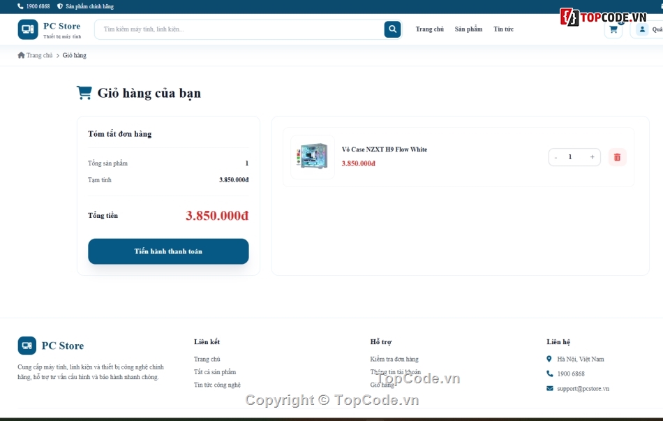 Web bán máy tính,Website bán linh kiện máy tính,Web bán linh kiện máy tính